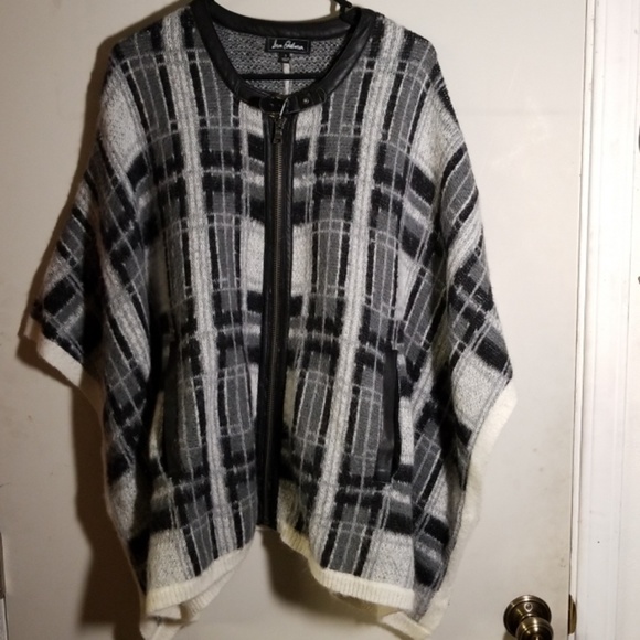 Sam Edelman Joss Plaid Cape - Picture 2 of 7